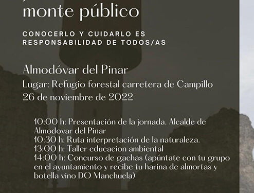 Almodóvar del Pinar organiza una jornada de educación medioambiental en su monte público 1 Almodóvar del Pinar organiza una jornada de educación medioambiental en su monte público