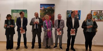 Alumnado del Programa José Saramago del Campus de Cuenca expone sus obras de pintura, grabados y cerámica en el Centro Cultural Aguirre