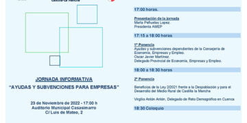 AMEP organiza una jornada en Casasimarro para informar de las ayudas y subvenciones del gobierno regional