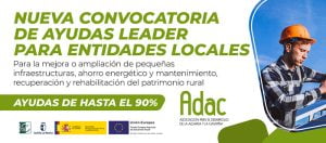 Ayudas LEADER para entidades locales. Noviembre 2022