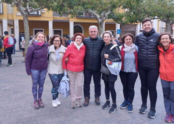 Casi 300 personas participan en Mondéjar en la primera de las marchas senderistas organizadas en Guadalajara dentro de la iniciativa ‘7000PasosX’