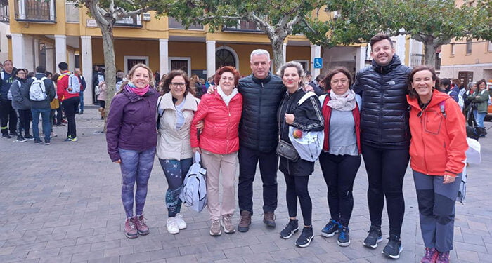 Casi 300 personas participan en Mondéjar en la primera de las marchas senderistas organizadas en Guadalajara dentro de la iniciativa ‘7000PasosX’