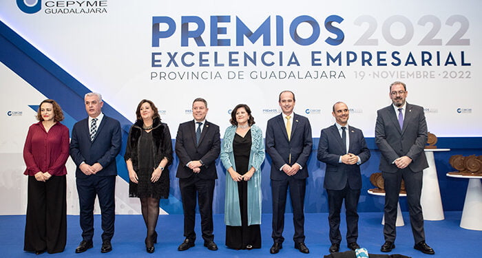 CEOE-Cepyme Guadalajara entrega sus Premios Excelencia Empresarial 2022 poniendo en valor la figura del tejido empresarial