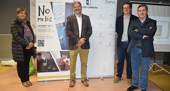 Clausurada en Cuenca la campaña de información ´No me líes´ que pretende ayudar a la ciudadanía a protegerse frente a la desinformación, bulos o fake News 1 Clausurada en Cuenca la campaña de información ´No me líes´ que pretende ayudar a la ciudadanía a protegerse frente a la desinformación, bulos o fake News