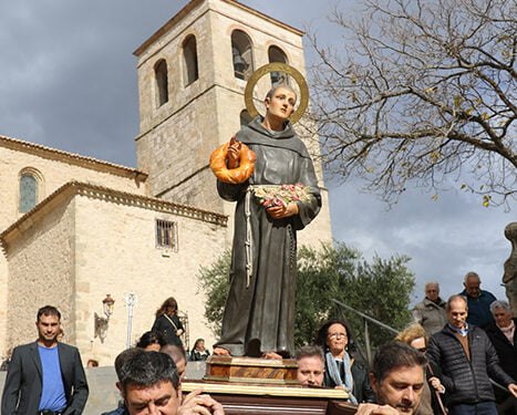 Cogolludo honra a su patrón, San Diego de Alcalá, por fin sin restricciones