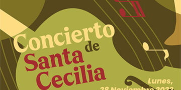 Concierto de Santa Cecilia de la Banda de Música de la Diputación de Guadalajara el lunes 28 en el San José