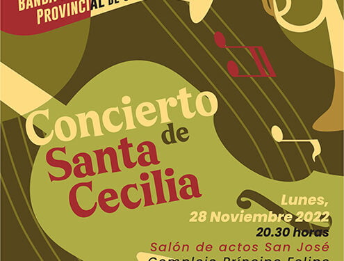 Concierto de Santa Cecilia de la Banda de Música de la Diputación de Guadalajara el lunes 28 en el San José 1 Concierto de Santa Cecilia de la Banda de Música de la Diputación de Guadalajara el lunes 28 en el San José