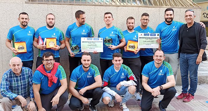 Cristian Martínez y José Andrés Mota, nuevos campeones del Circuito provincial de Frontenis