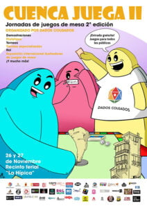 ‘Dados Colgados’ celebra este fin de semana las II Jornadas Cuenca Juega con la colaboración del Ayuntamiento