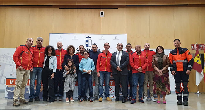 El bombero del Ayuntamiento de Cuenca Jesús Jordán es reconocido por el Gobierno de Castilla-La Mancha