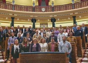 El Grupo de Diputación Unidas Podemos-Izquierda Unida de Guadalajara se reúne con el Grupo Parlamentario de Unidas Podemos en el Congreso de los Diputados