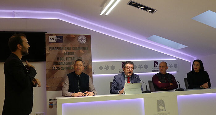 El Palacio Multiusos acogerá los próximos 24, 25 y 26 de este mes la Liga europea de Fútbol Sala para personas sordas U-21 1 El Palacio Multiusos acogerá los próximos 24, 25 y 26 de este mes la Liga europea de Fútbol Sala para personas sordas U-21