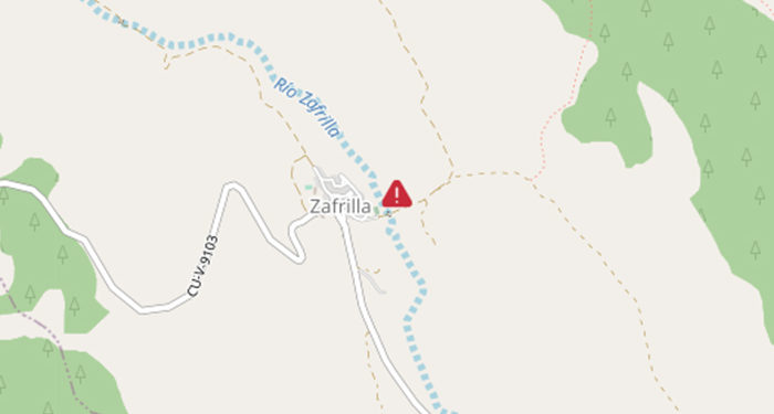 Fallece el conductor de un vehículo tras salirse de la vía y volcar en Zafrilla