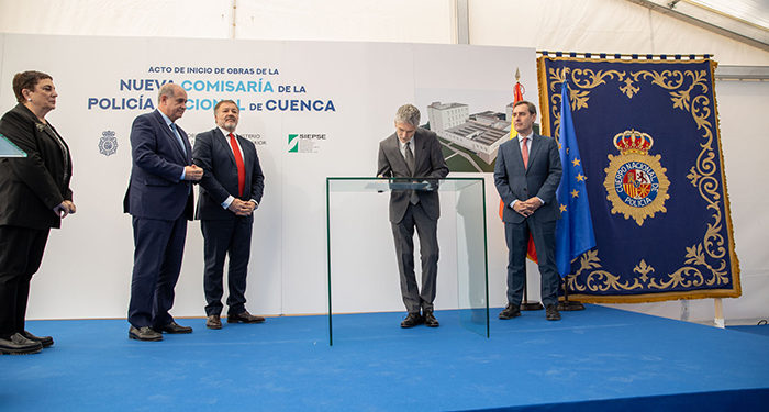 Grande-Marlaska presenta la futura comisaría de Policía Nacional en Cuenca