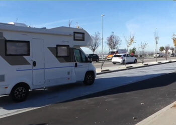 Guadalajara ya tiene un área de servicios para autocaravanas en la avenida del Mirador del Balconcillo