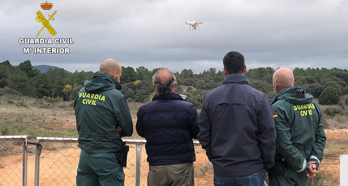 La Comandancia de la Guardia Civil de Cuenca sede de un curso de titulación de drones