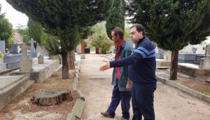 Mejoras en el cementerio de Huete y su entorno