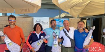 Miguel Angel González, Jose María García Real y Lorena Page, campeones de la XIX edición del Campeonato de Golf Topografía de Cuenca