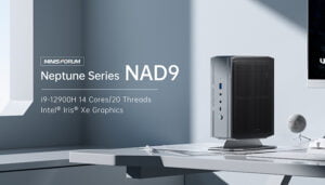 Minisforum da un nuevo salto y presenta el mini pc Neptune NAD9 con CPU Intel i9-12900H
