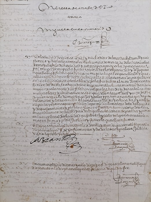 Querella criminal de Ana López. Archivo Histórico Provincial de Cuenca