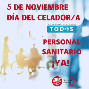 UGT pide que el colectivo de celadores sea considerado personal sanitario y la reclasificación de su categoría profesional