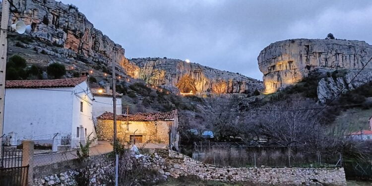 Así se armó el Belén, en Vega del Codorno, en el año 1986