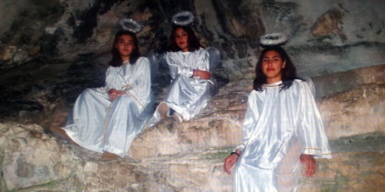 Así se armó el Belén, en Vega del Codorno, en el año 1986