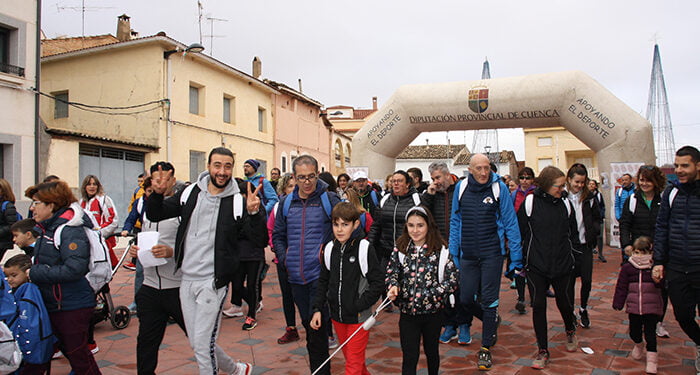 “7.000pasosX” despide el año 2022 en la localidad conquense de Villar de Olalla con la participación de más de 200 personas