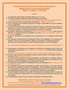Abierto el concurso de carteles para ilustrar un maratón de “Comer y contar”