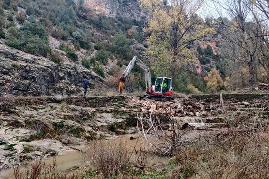 AEMS-Ríos con Vida elimina dos azudes para recuperar la continuidad ecológica del río Cabrillas 1 AEMS-Ríos con Vida elimina dos azudes para recuperar la continuidad ecológica del río Cabrillas