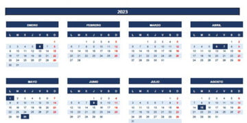CEOE-Cepyme Cuenca comparte con sus empresas el calendario laboral para el año 2023