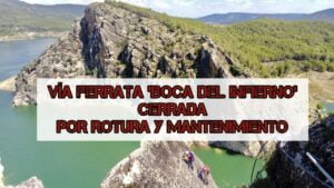 Cerrada la vía ferrata Boca del Infierno de Sacedón por el mal uso que algunos han hecho de la instalación