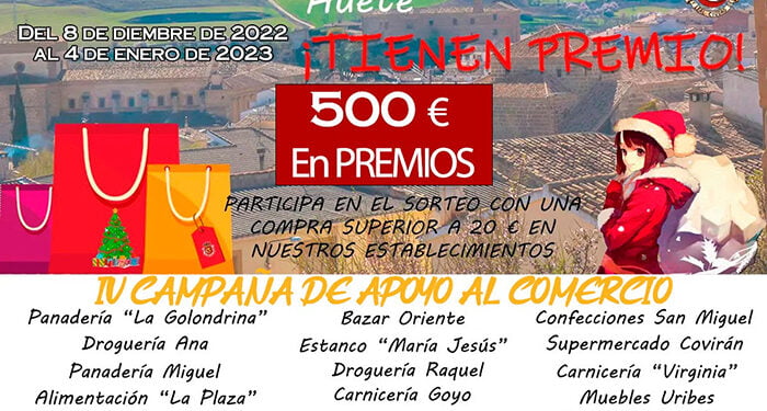Comprar en Huete estas Navidades tiene premio 1 Comprar en Huete estas Navidades tiene premio