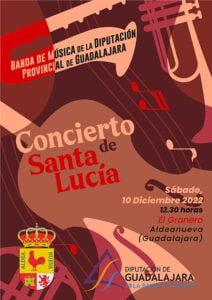 Concierto de la Banda de Música de la Diputación de Guadalajara el sábado 10 en Aldeanueva de Guadalajara