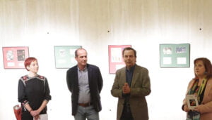 Continúan los actos del XX aniversario del Teatro Buero con la apertura de las exposiciones de christmas del dramaturgo y de fotografías de Paula Montávez