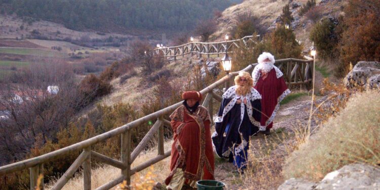 Así se armó el Belén, en Vega del Codorno, en el año 1986
