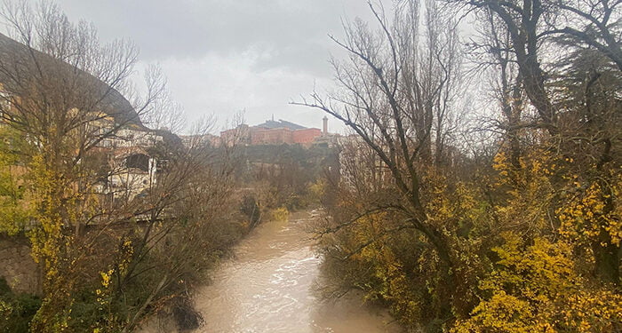 Cortada la CM-2104 entre Cuenca y Valdecabras por balsas de agua y desprendimientos de rocas