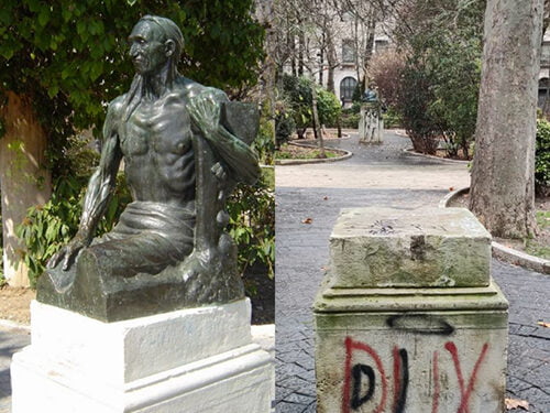 Cuenca en Marcha pedirá el retorno de la escultura “El Hombre de la Sierra” al Parque San Julián 1 Cuenca en Marcha pedirá el retorno de la escultura “El Hombre de la Sierra” al Parque San Julián