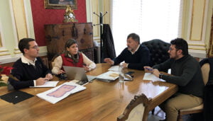 Dolz conoce los avances de la redacción del proyecto de rehabilitación del Parque de San Julián