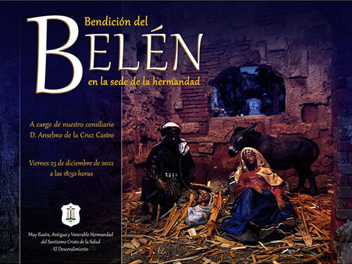 El Descendimiento bendice su Belén este viernes a las 1830 horas en su sede