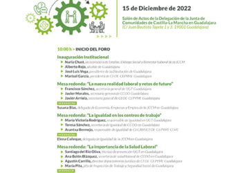 Impulsa Guadalajara organiza el I Foro de Relaciones Laborales de la provincia de Guadalajara el próximo 15 de diciembre