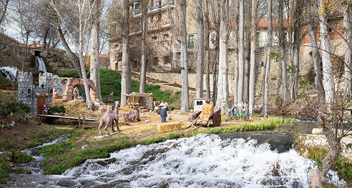 La apertura del Belén junto a las cascadas da la bienvenida a la Navidad en Trillo un año más 1 La apertura del Belén junto a las cascadas da la bienvenida a la Navidad en Trillo un año más