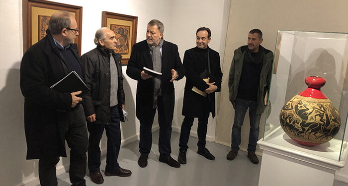 La Casa Zavala acoge una muestra antológica del insigne ceramista Adrián Navarro