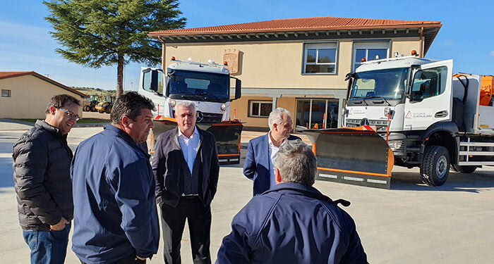 La Diputación de Guadalajara amplía su flota de máquinas quitanieves con dos nuevos camiones multifuncionales