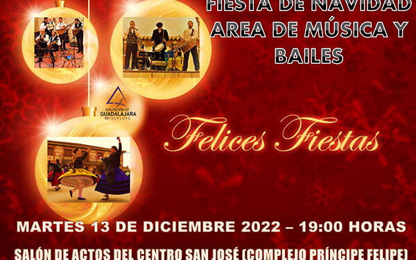 La Escuela de Folklore de la Diputación de Guadalajara ofrecerá este martes su "Fiesta de Navidad" 1 La Escuela de Folklore de la Diputación de Guadalajara ofrecerá este martes su Fiesta de Navidad