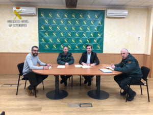 La Guardia Civil de Cuenca se reúne con la Delegación Provincial de Desarrollo Sostenible