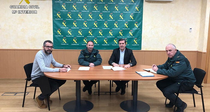 La Guardia Civil de Cuenca se reúne con la Delegación Provincial de Desarrollo Sostenible