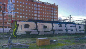 La Policía Nacional detiene a 28 grafiteros por realizar pintadas que causaron daños por valor de 600.000 euros en vagones de trenes, algunos en Guadalajara