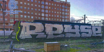 La Policía Nacional detiene a 28 grafiteros por realizar pintadas que causaron daños por valor de 600.000 euros en vagones de trenes, algunos en Guadalajara