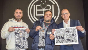 La U.B. Conquense lanza una colección de productos en colaboración con el artesano Tomás Bux